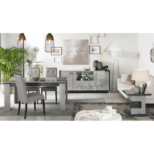 Ensemble Buffet + Table D'appoint + Table De Repas à 4 Pieds - Hoffman