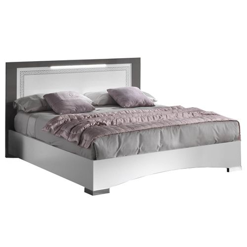 Chambre Complète 140x190 Avec Armoire 4 Portes - Fadily