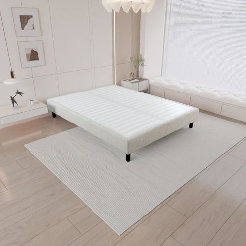Sommier Tapissier Démontable 140x190cm Bouclette Crème - Tapikit