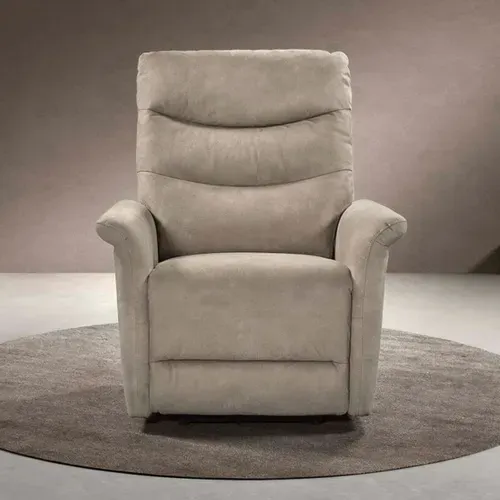 Fauteuil Relax électrique Tissu Microfibre Taupe - Pylos