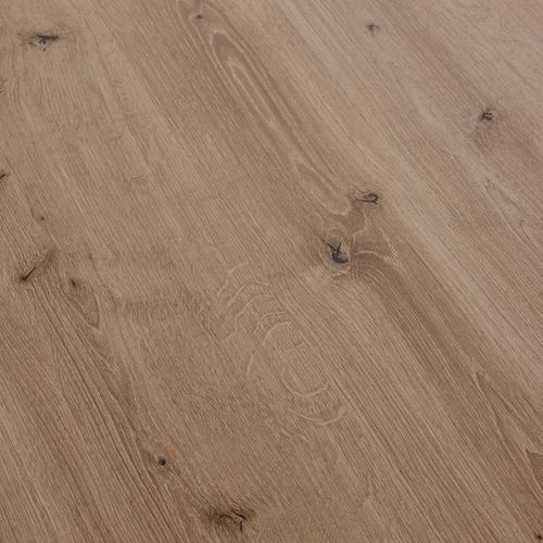 Ensemble Séjour Table Repas 170cm Piètement X + Buffet Aspect Bois Finition Hudson Oak - Uridson