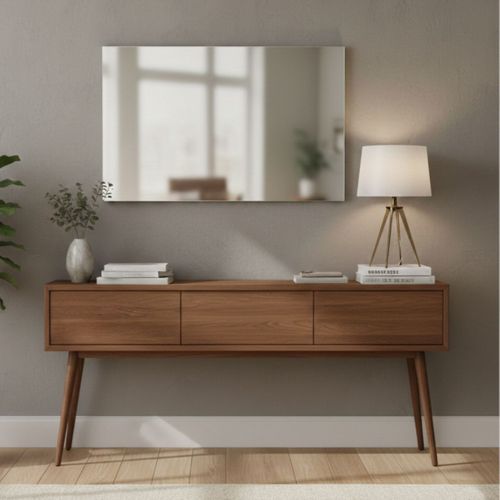 Miroir Rectangulaire 60x90cm Chant Noir - Feodor