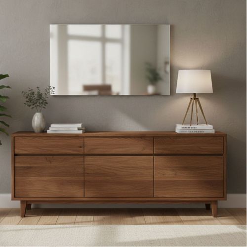 Miroir Rectangulaire 60x90cm Chant Noir - Feodor