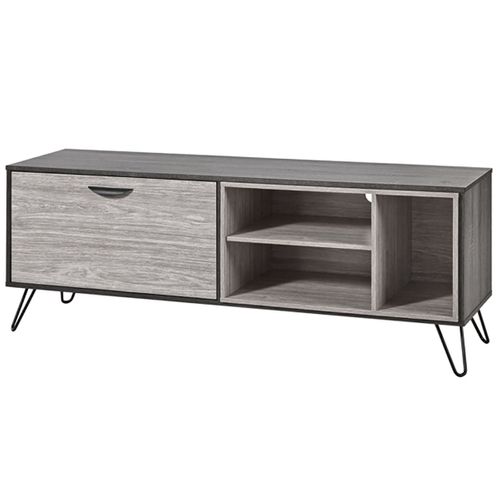 Meuble TV 1 Porte 3 Niches 150cm - Asca