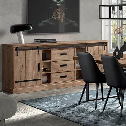 Buffet Multi-rangements Industriel Avec LEDs - Cedra