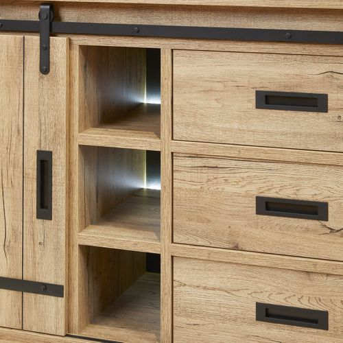 Buffet Multi-rangements Industriel Avec LEDs - Cedra