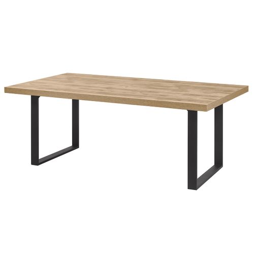 Cedra - Ensemble Industriel Argentier + Table 200cm Piètement U