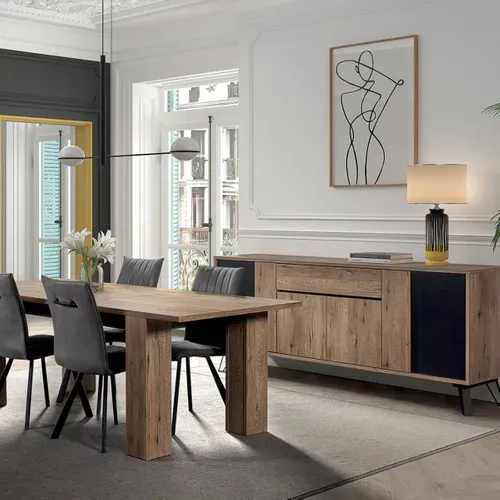 Ensemble Buffet + Table Allongeable 180-230cm - Carson