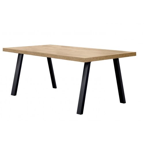 Carson - Ensemble Séjour Complet Avec Table 200cm Piètement Métal A