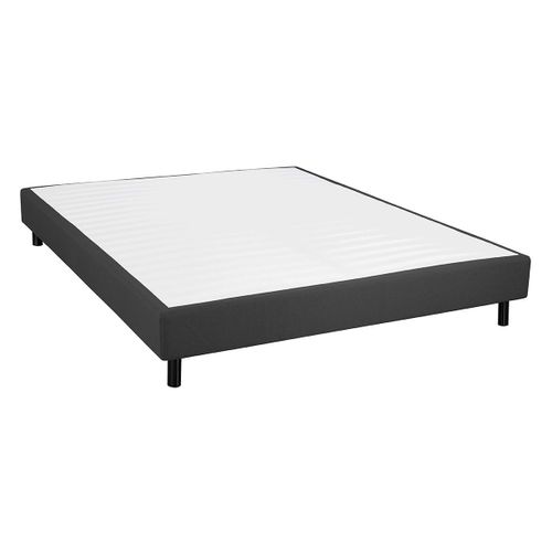 Sommier Tapissier Démontable 160x200cm 2x20 Lattes Anthracite - Tapikit
