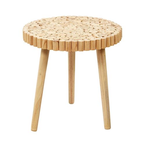 Duo De Tables Gigognes Plateau Rondins De Bois - Frej