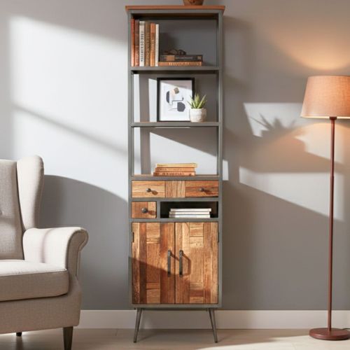 Leonard - Meuble De Rangement 2 Portes 2 Tiroirs