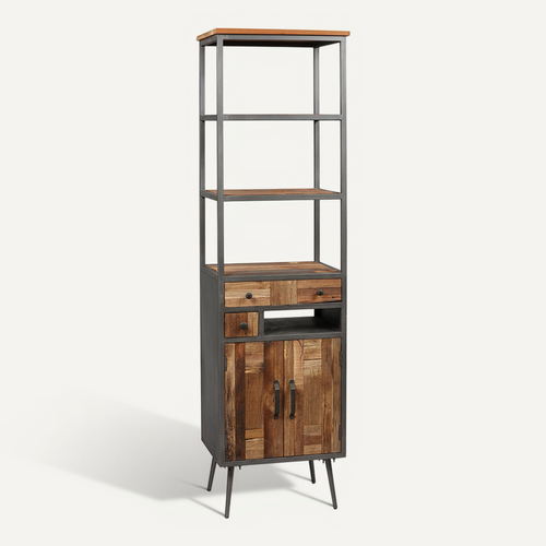 Leonard - Meuble De Rangement 2 Portes 2 Tiroirs