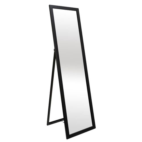 Miroir Sur Pied Noir 122 Cm - Zolus