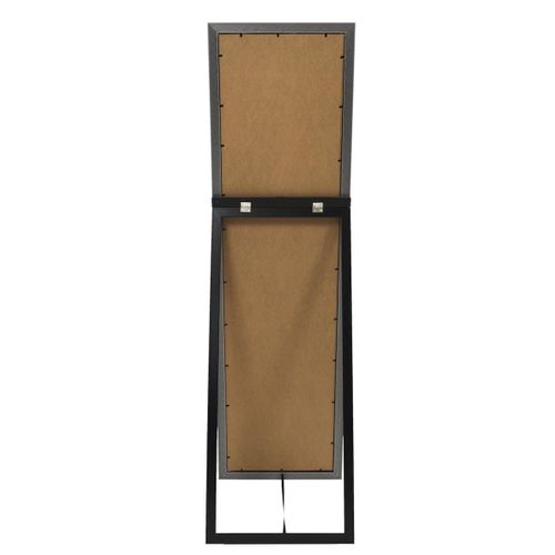 Miroir Sur Pied Noir 122 Cm - Zolus