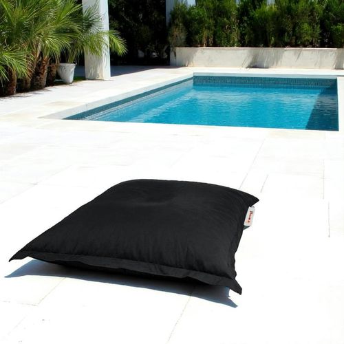 Pouf Coussin De Sol Extérieur Noir - 100 Cm Arta
