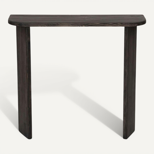 Console D'entrée Moderne En Bois Grisé Sitia