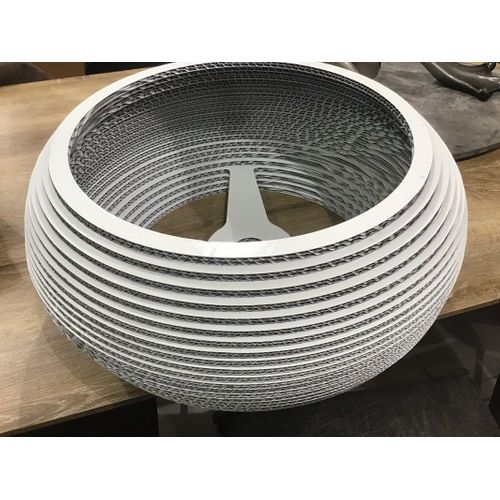 Luminaire Arc Contemporain Blanc