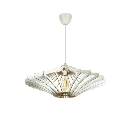 Suspension Blanche Moderne - Forme Graphique Biel