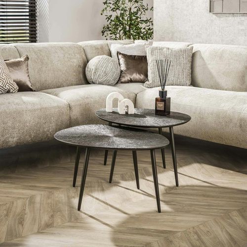 Table Gigogne Organique – Soleil Brun Bronze (lot De 2) Ralf