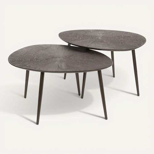 Table Gigogne Organique – Soleil Brun Bronze (lot De 2) Ralf