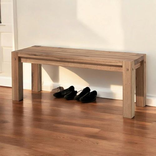 Banc Bois Chene Massif 123cm Fjord