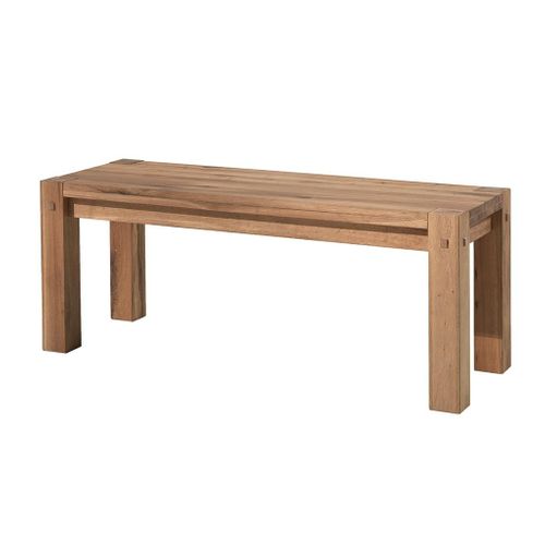 Banc Bois Chene Massif 123cm Fjord