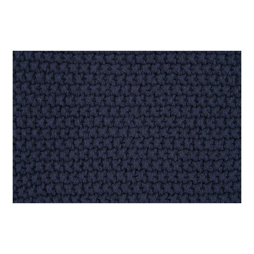 Plaid Canapé Bleu Marine - Maille De Coton Recyclé Fallon