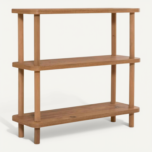 Table console  Effet Bois De Pin - 3 Niveaux Marfa