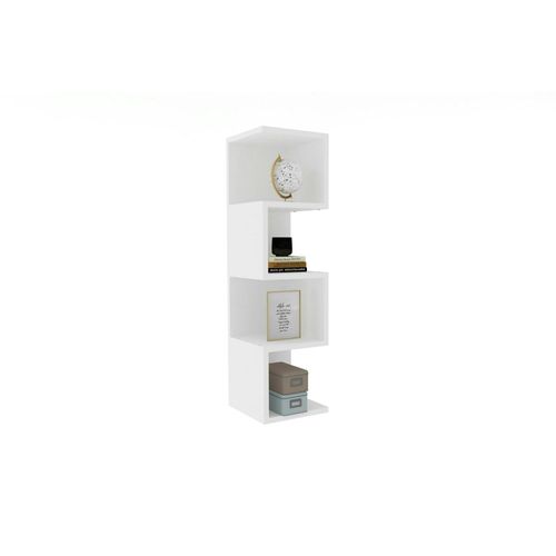 étagère Colonne Design Blanche - Niches Zigzag Marfa