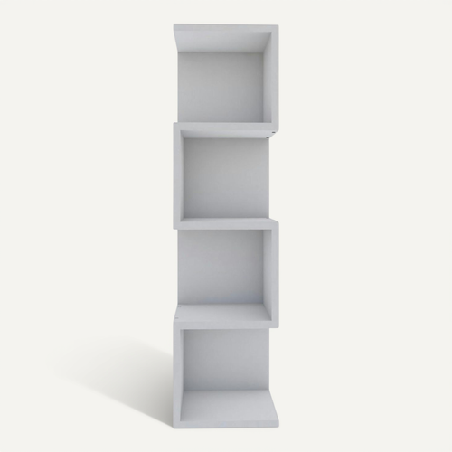 étagère Colonne Design Blanche - Niches Zigzag Marfa
