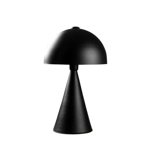 Lampe De Table Design Noire, Abat-jour Rond Vintage Sile