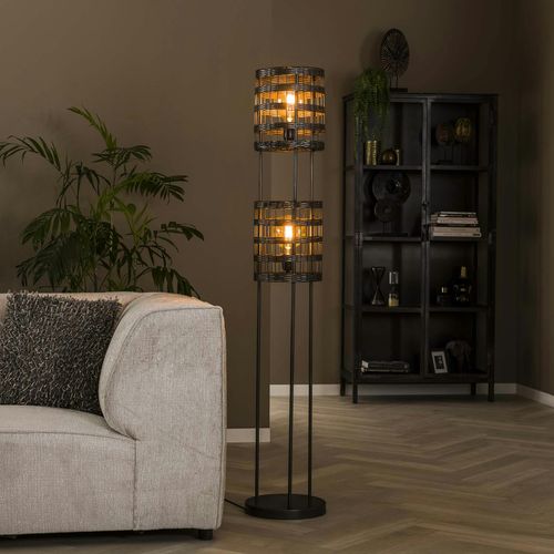 Lampadaire De Salon Avec Cannage En Métal Nova