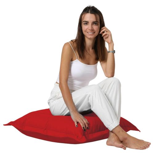 Pouf Coussin De Sol Extérieur Imperméable - Rouge Arta