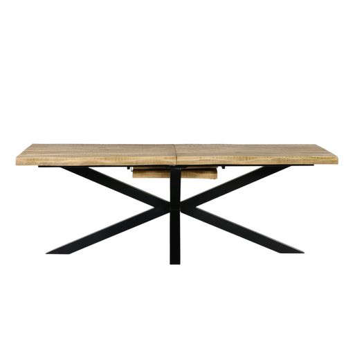 Table à Manger Extensible Bois Massif 220/280 Cm Lucknow