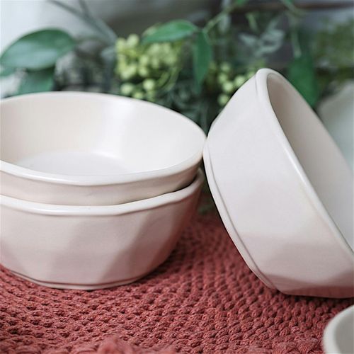 Bol Apéro Blanc, Style Organique (lot De 6) Efira