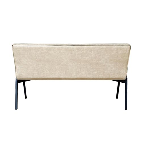 Banc De Table à Manger Beige à Bandes 155 Cm Cortina