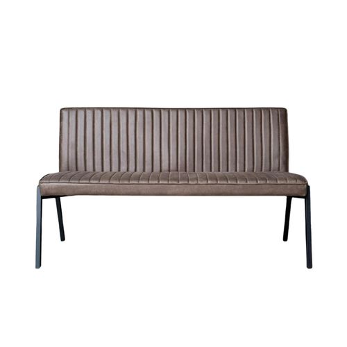 Banc De Table à Manger Marron à Bandes 155 Cm Cortina