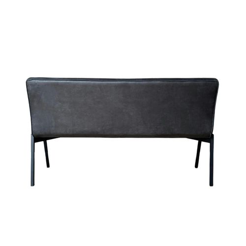 Banc De Table à Manger Gris Foncé à Bandes 155 Cm Cortina