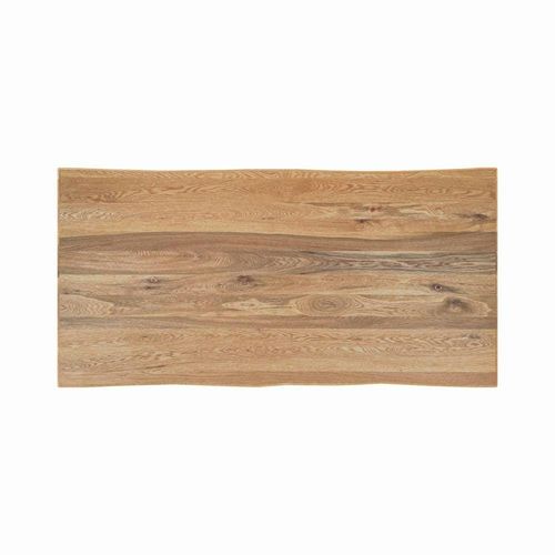 Table Extensible En Chêne Huilé Bords Naturels 140 Cm Etna