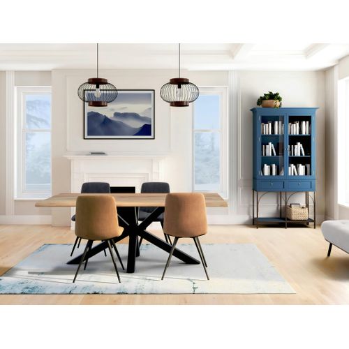 Table Extensible En Chêne Huilé Bords Naturels 140 Cm Etna
