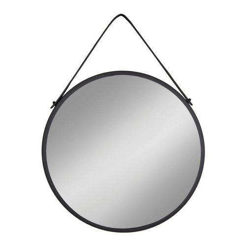 Miroir Rond Noir Avec Accroche Assortie D.60 Cm Seoul