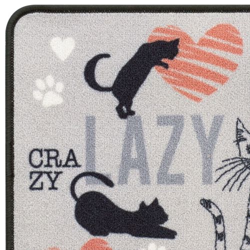Tapis De Cuisine 40x60 Gris En Textile