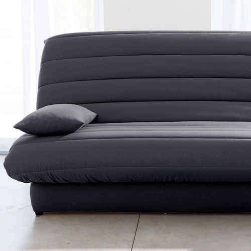 Housse Clic-clac 2 Places Gris En Polyester