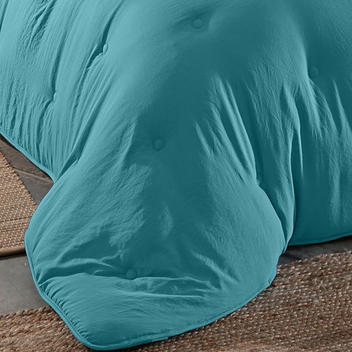 Couette Légère 200x200 Bleu Orage En Polyester