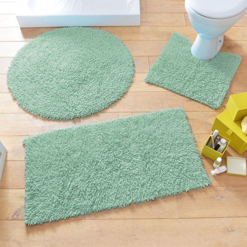 Tapis De Bain 70x120 Vert Amande En Coton