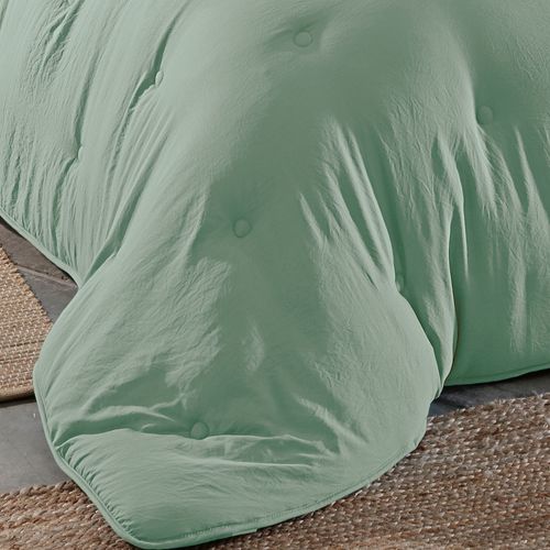 Couette Légère 140x200 Vert Céladon En Polyester