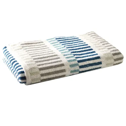 Drap De Bain 100x150 Bleu En Coton 500 G/m²