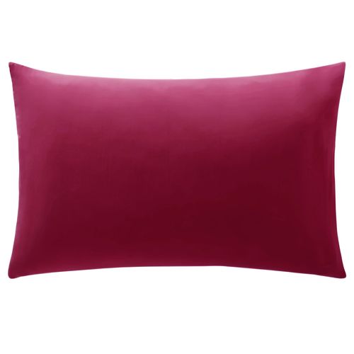 Taie Sac 50x70 Rose Indien En Coton