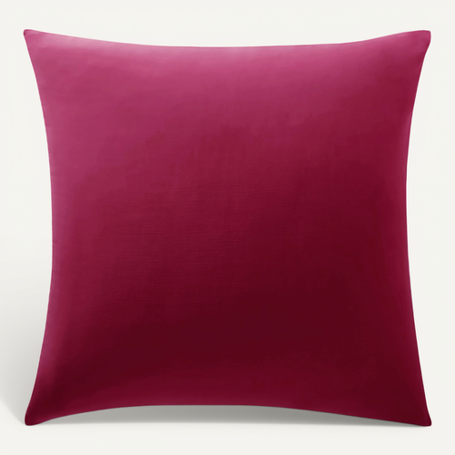 Taie Sac 50x70 Rose Indien En Coton
